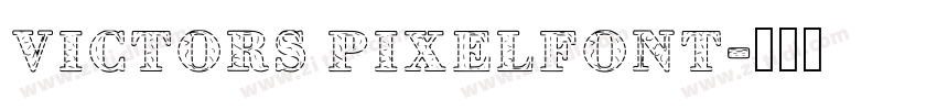 Victors PixelFont字体转换
